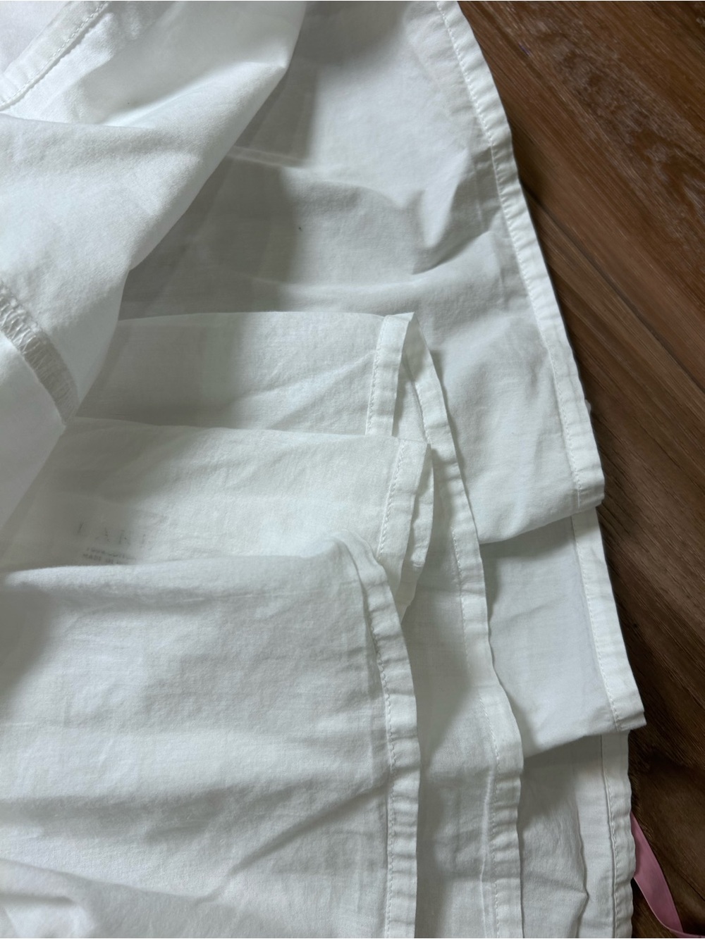 Lake white cotton poplin tiered ruffle neck dress size large sleeveless sundress - Picture 7 of 9